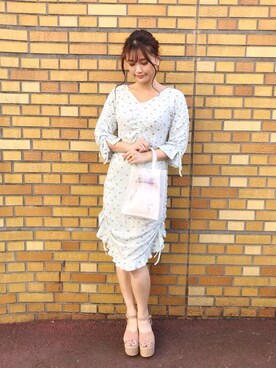 「ハニーサロン」｜madoka.さん（レディース・170cm）の夏コーディネート