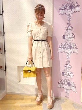 「Honey Salon（ハニーサロン）のアイテム（アクセサリー）」を使った、madoka.さん（レディース・170cm）の夏コーディネート