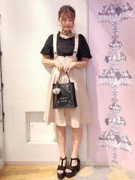 「Honey Salon（ハニーサロン）のアイテム（アクセサリー）」を使った、madoka.さん（レディース・170cm）の夏コーディネート