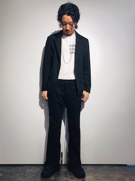 「TAAKK（ターク）のアイテム（ジャケット/アウター）」を使った、KENTAさん（メンズ・184cm）の夏コーディネート