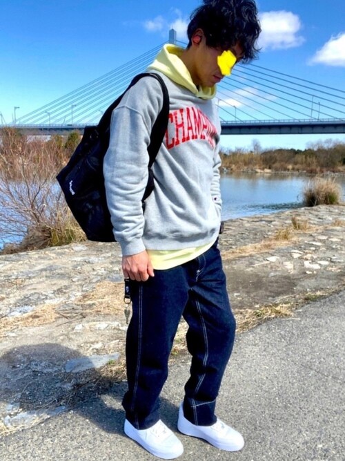 Supreme シュプリーム のボストンバッグを使った人気ファッションコーディネート Radiopio12