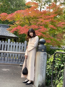 末永みゆさん（レディース・162cm）の秋コーディネート