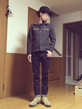 「evil likely」｜toshinobu yamamotoさん（メンズ・168cm）の秋コーディネート