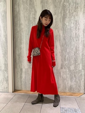 丸岡 愛美さん(レディース・158cm)の秋コーディネート