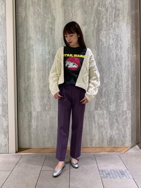 丸岡　愛美さん（レディース・158cm）の秋コーディネート