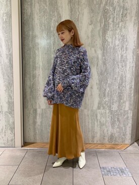 丸岡　愛美さん（レディース・158cm）の秋コーディネート