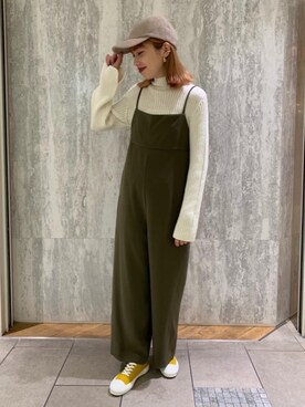 丸岡　愛美さん（レディース・158cm）の秋コーディネート