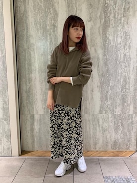 丸岡　愛美さん（レディース・158cm）の冬コーディネート