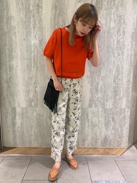 丸岡　愛美さん（レディース・158cm）の春コーディネート