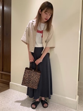 丸岡　愛美さん（レディース・159cm）の夏コーディネート