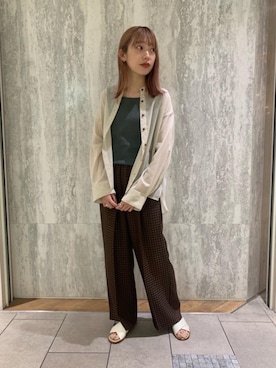 丸岡　愛美さん（レディース・159cm）の夏コーディネート