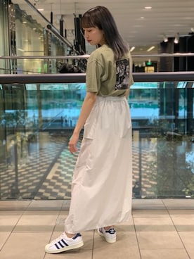 丸岡　愛美さん（レディース・159cm）の春コーディネート