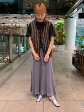 丸岡　愛美さん（レディース・159cm）の秋コーディネート