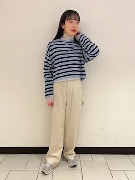 丸岡　愛美さん（レディース・159cm）の冬コーディネート
