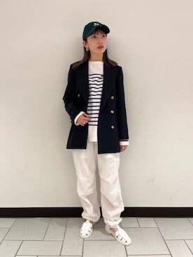 「RECOMMEND  ITEM STYLING」｜「アイテム（ジャケット/アウター）」を使った、丸岡　愛美さん（レディース・159cm）の冬コーディネート