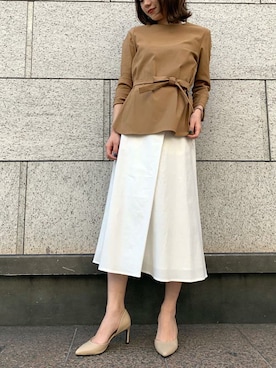 Liesse STAFFさん（レディース・157cm）の冬コーディネート