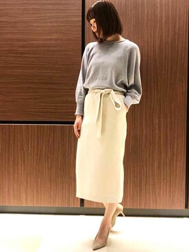 Liesse STAFFさん（レディース・164cm）の冬コーディネート