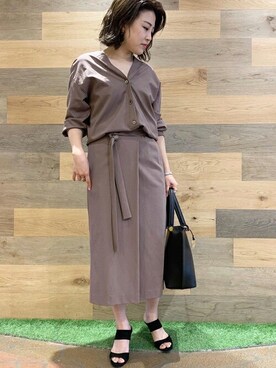 Liesse STAFFさん（レディース・153cm）の夏コーディネート