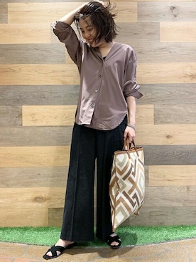 Liesse STAFFさん（レディース・153cm）の夏コーディネート