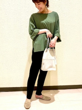 Liesse STAFFさん（レディース・157cm）の秋コーディネート