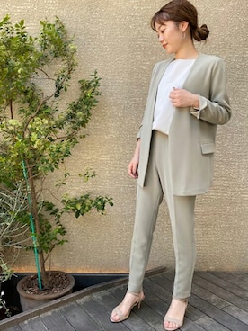 Liesse STAFFさん（レディース・158cm）の秋コーディネート