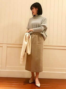 Liesse STAFFさん（レディース・157cm）の秋コーディネート
