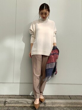 Liesse STAFFさん（レディース・154cm）の冬コーディネート