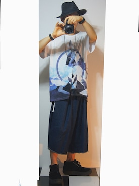 「BellyButton（ベリーボタン）のアイテム」を使った、かいがらさん（メンズ・172cm）の夏コーディネート