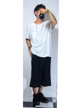 「BellyButton（ベリーボタン）のアイテム」を使った、かいがらさん（メンズ・172cm）の秋コーディネート