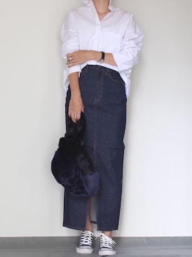 「CONVERSE（コンバース）のconverse（コンバース） ALL STAR OX（オールスターOX）（スニーカー）」を使った、Holidayさん（レディース・165cm）の秋コーディネート