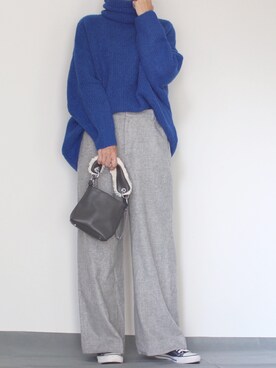 「CONVERSE（コンバース）のconverse（コンバース） ALL STAR OX（オールスターOX）（スニーカー）」を使った、Holidayさん（レディース・165cm）の秋コーディネート