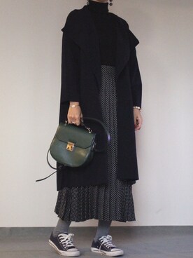 「CONVERSE（コンバース）のconverse（コンバース） ALL STAR OX（オールスターOX）（スニーカー）」を使った、Holidayさん（レディース・165cm）の冬コーディネート