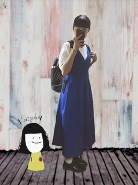「iFace（アイフェイス）のアイテム（財布/小物）」を使った、サツコさん（レディース・158cm）の夏コーディネート