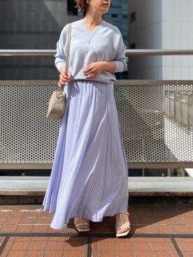 「RIVE DROITE（リヴドロワ）のアイテム（アクセサリー）」を使った、yu_kaさん（レディース・158cm）の春コーディネート