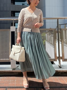 「RIVE DROITE（リヴドロワ）のアイテム（アクセサリー）」を使った、yu_kaさん（レディース・158cm）の春コーディネート