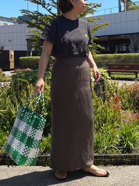 「RIVE DROITE（リヴドロワ）のアイテム（アクセサリー）」を使った、yu_kaさん（レディース・158cm）の春コーディネート