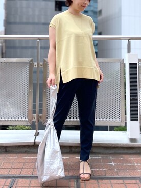 「RIVE DROITE（リヴドロワ）のアイテム（アクセサリー）」を使った、yu_kaさん（レディース・158cm）の夏コーディネート