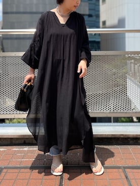 「RIVE DROITE（リヴドロワ）のアイテム（アクセサリー）」を使った、yu_kaさん（レディース・158cm）の夏コーディネート