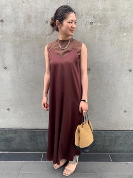 Tsuji_aさん（レディース・159cm）の夏コーディネート