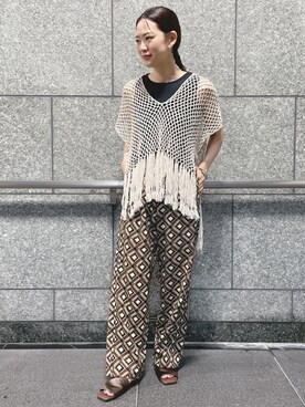 「☆この夏取り入れたいアメスリトップス」｜Tsuji_aさん（レディース・160cm）の夏コーディネート
