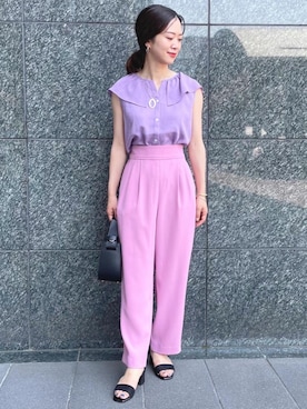 「MARCO BIANCHINI（マルコビアンチーニ）のアイテム」を使った、Tsuji_aさん（レディース・160cm）の夏コーディネート