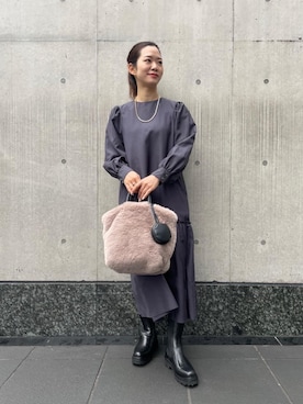 Tsuji_aさん（レディース・160cm）の冬コーディネート