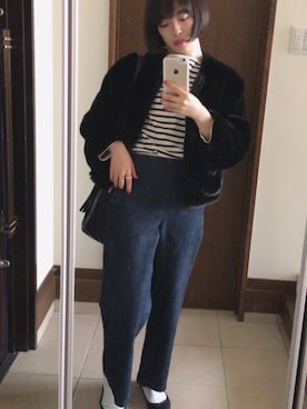 「スプリングSENSEOFPLACE」｜「アイテム（その他アウター）」を使った、YukiMさん（レディース・163cm）の春コーディネート