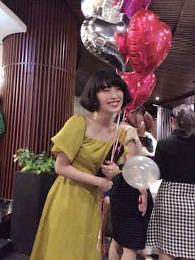 「スプリングSENSEOFPLACE」｜「アイテム（ワンピース/ドレス）」を使った、YukiMさん（レディース・163cm）の春コーディネート