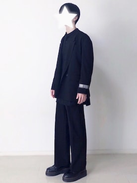 「アイテム（フォーマルスーツ/小物）」を使った、ゆやさん（メンズ・170cm・10代）の秋コーディネート