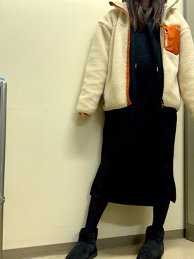 「BILLABONG（ビラボン）のアイテム（ブルゾン）」を使った、AandN( ¨̮⋆)さん（レディース・168cm）の春コーディネート