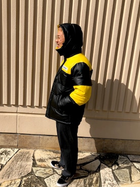 「AVIREX（アヴィレックス）のアイテム（ダウンジャケット/コート）」を使った、JhonIn【マサト】さん（メンズ・170cm）の秋コーディネート