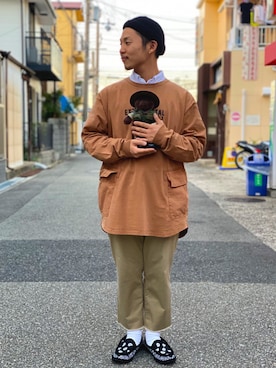 「くまさん」｜JhonIn【マサト】さん（メンズ・170cm）の秋コーディネート
