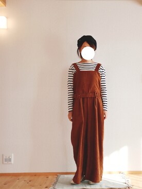 「halo commodity（ハロ　コモディティー）のアイテム」を使った、Sacchiさん（レディース・153cm）の秋コーディネート