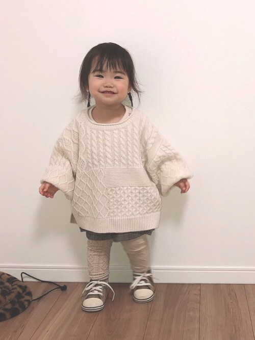 うさぎ ﾟ Global Workのニット セーターを使ったコーディネート Wear